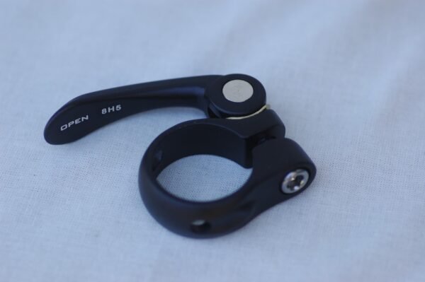 Collier de serrage de Selle avec Serrage Rapide 31,8 noir