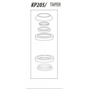Jeu de Direction Conique 1’1/8 – 1.5″ Cannondale