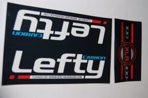Set Stickers Lefty Carbone XLR