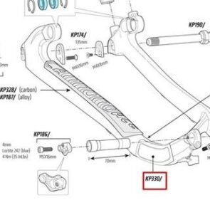 Protection base Jekyll 27.5' Carbone KP330/ Cannondale