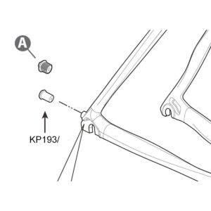Guide gaine de freins Super Six EVO Cannondale