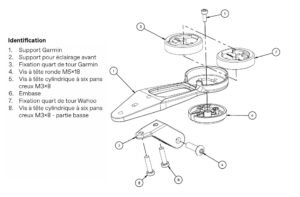 Support Lumière pour System Bar Cannondale K18123
