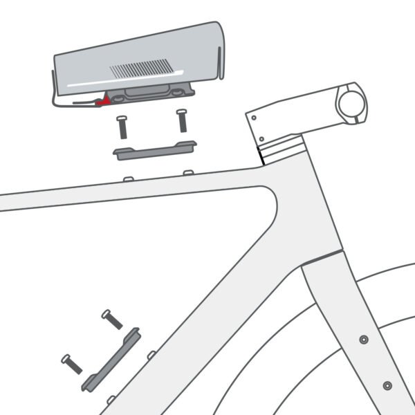 Sacoche tube supérieur compartiment téléphone Klickfix