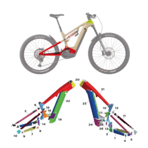 Protection de cadre sur mesure Moterra LT 2022-2024 Cannondale